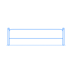 Furniture Benches Campania Bench Large Line Art Svg Vector, Free Vectors File